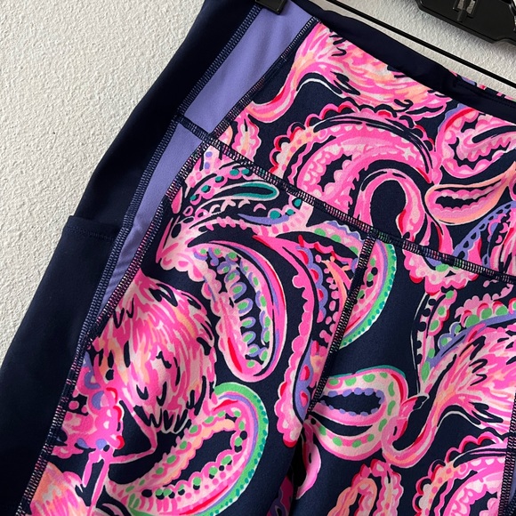 {Lilly Pulitzer} Brand New Weekender High Rise Midi Leggings - Picture 8 of 13